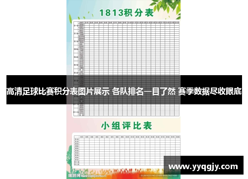 高清足球比赛积分表图片展示 各队排名一目了然 赛季数据尽收眼底